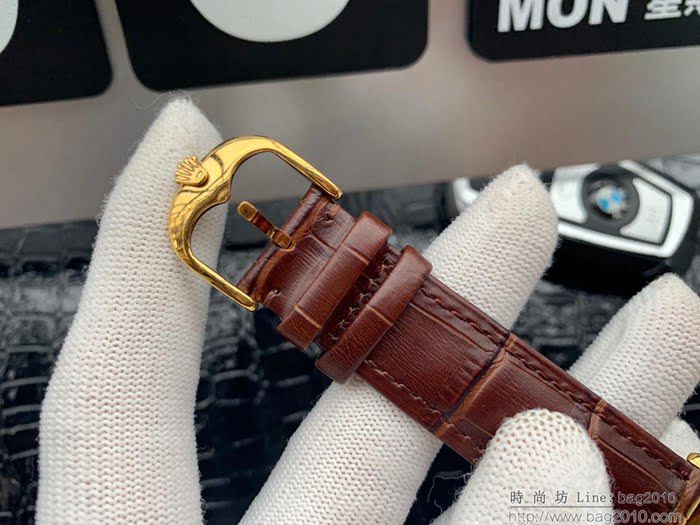 ROLEX勞力士 尊貴紳士 兩針鏤空 316精鋼針扣 自動機械 潮男腕表  wssb4657
